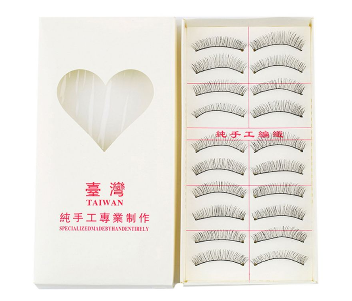 10 Pairs False Eyelashes - Black - Zoom Image