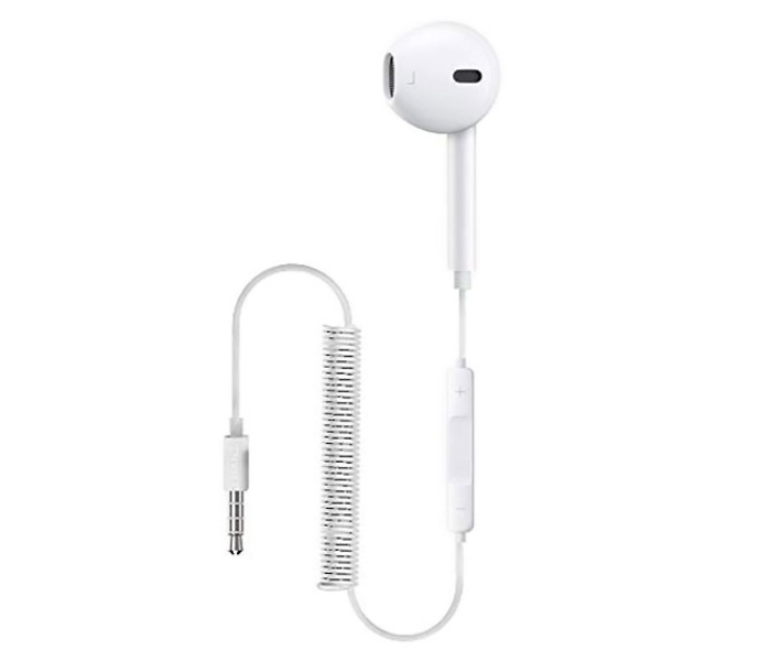 HT100 Driver Noise Leolation 3.5 mm Jack Hands Free Headset - White - Zoom Image 2