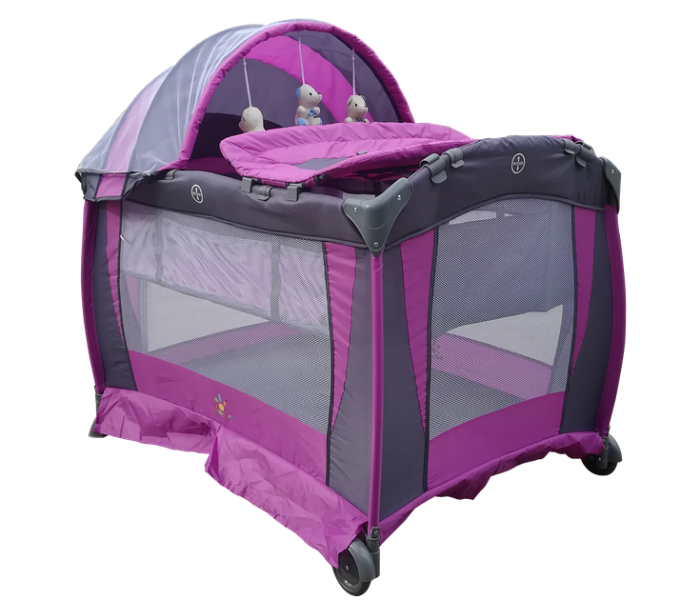 Babylove 27-960B Playpen 2 Layers - Purple - Zoom Image 1