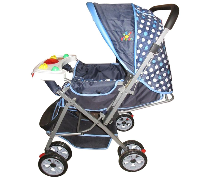 Baby Love 27-2116 Foldable Baby Stroller - Blue - Zoom Image 2