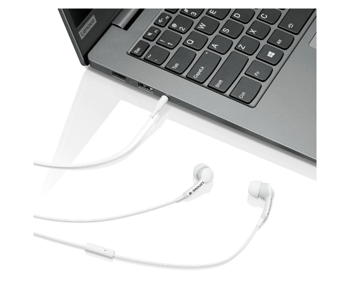 Lenovo GXD0S50938 100 In-Ear Headphone - White - Zoom Image 2