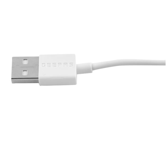 Geepas GC1962 Micro USB Cable - White - Zoom Image 3