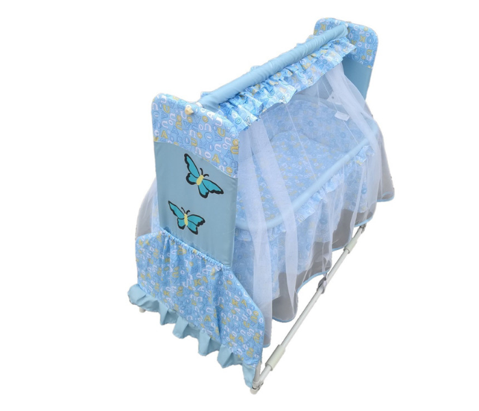 Babylove 27-732 Playpen With Mosquito Net - Blue - Zoom Image 2