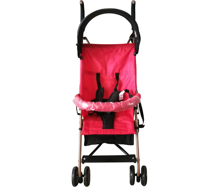 Baby Love 27-003KF Baby Stroller With Single Layer Canopy - Red - Zoom Image 2