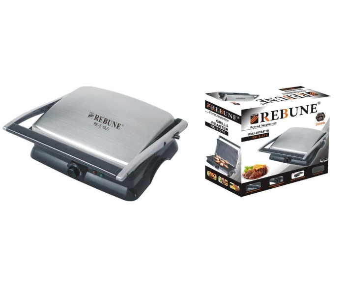 Rebune RE-5016 Electric Grills - Silver - Zoom Image