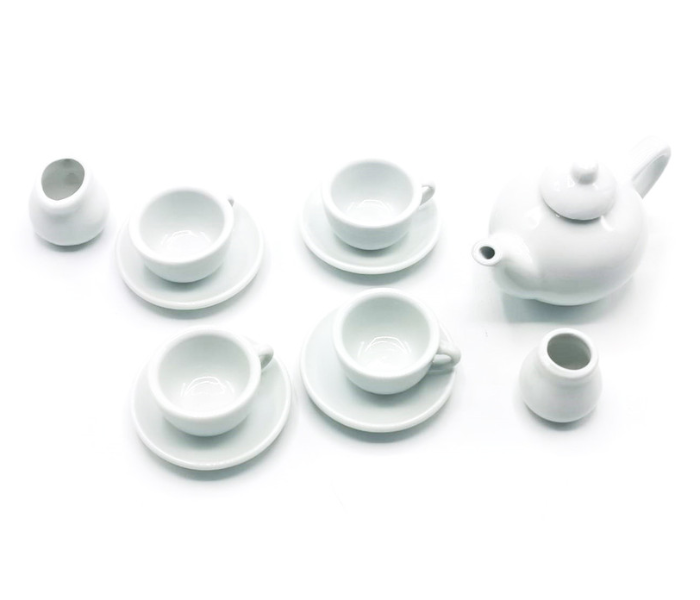 Basmah Diy Porcelain Tea Set - White - Zoom Image 3