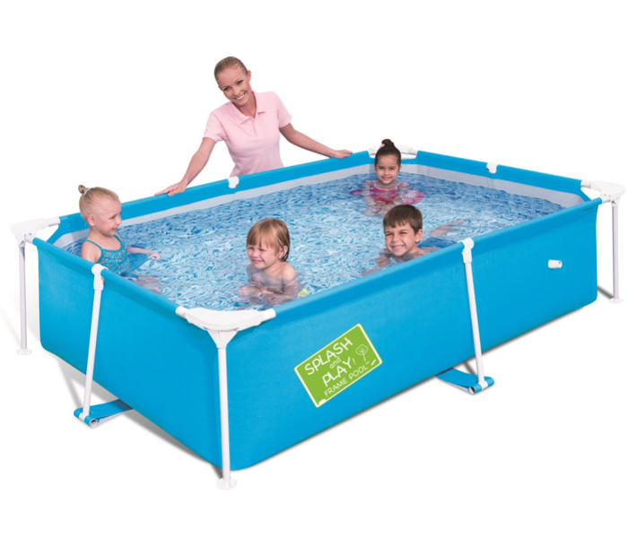 Bestway 26-56217 122x122x30cm My First Frame Pool - Blue - Zoom Image 1