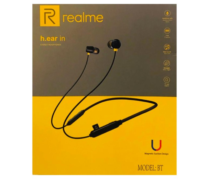 E02RIN Realme H.Ear Stereo Headphone - Black - Zoom Image 4