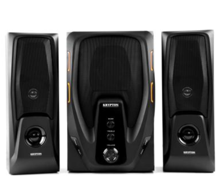 Krypton KNMS5038 2.1 Channel Multimedia Speaker - Black - Zoom Image 2