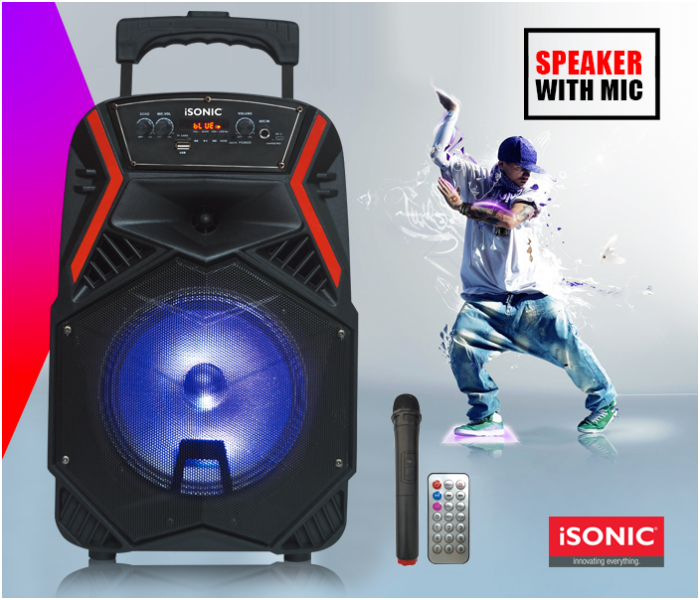 ISonic IS469 Trolly Speaker With Mic - Black - Zoom Image