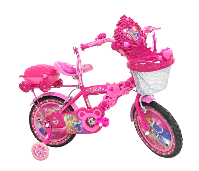 Basmah 25-1402B Princess Bicycle 14 Inch With Basket - Zoom Image