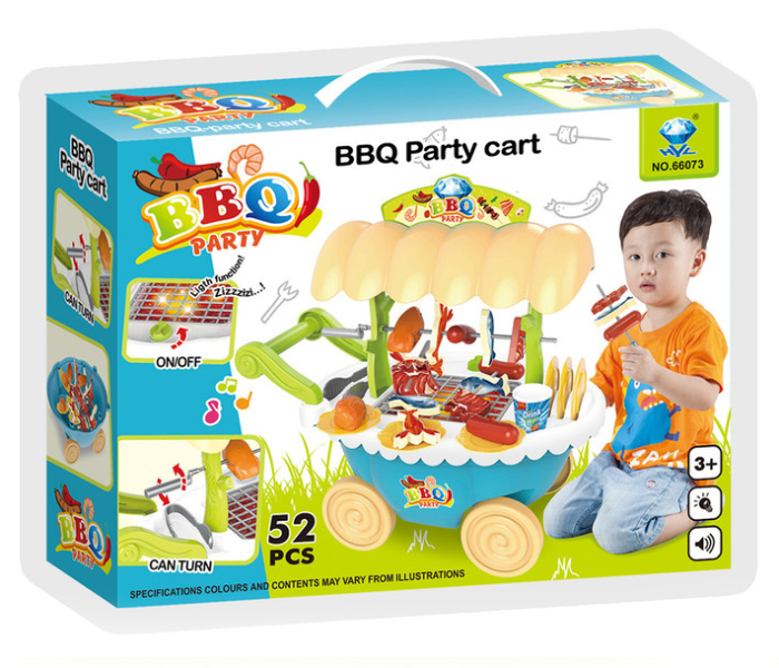 Basmah 52 Pieces Bbq Party Cart - Zoom Image 1