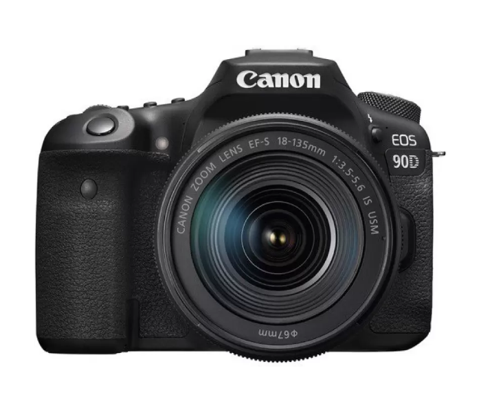 Canon EOS 90D DSLR Camera with 18-135 IS USM Lens - Black - Zoom Image 3