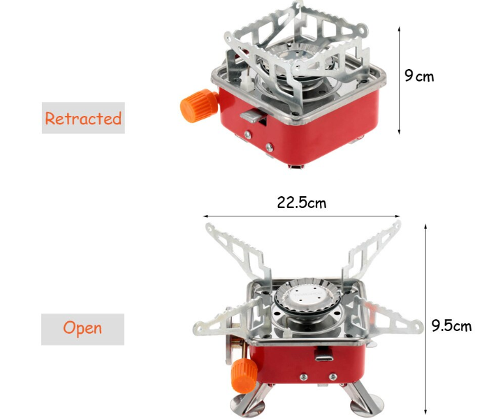 Camping Folding Portable Bachelor Picnic Gas Stove  - Zoom Image 4