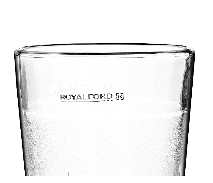 Royalford RF2654-GT6 6 Pieces 12oz Glass Tumbler - Clear - Zoom Image 4