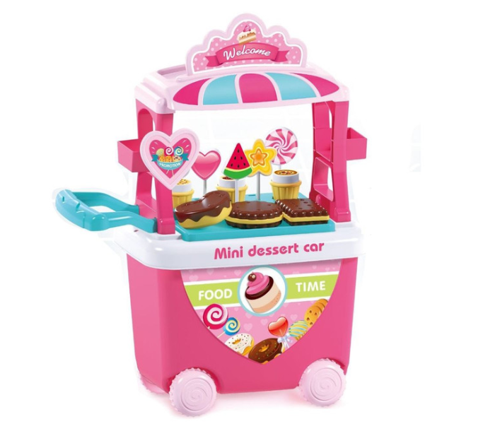 Basmah Dessert Cart Set - Pink - Zoom Image 1