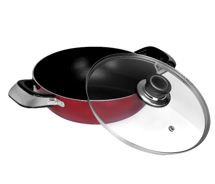 Royalford RF2948 26 cm Wok Pan with Lid - Zoom Image 2