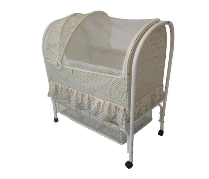 Babylove 33-209 Baby Love Bed With Mosquito Net - White - Zoom Image 2