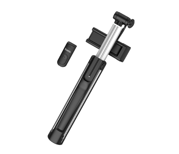 Hoco K10A Aluminum Alloy Selfie Stick Wireless Monopod with Remote - Black - Zoom Image 2