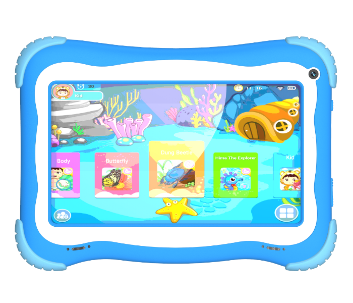 IQ Touch QX570 7 inch 1GB RAM 16GB Kids Tablet - Blue - Zoom Image 1