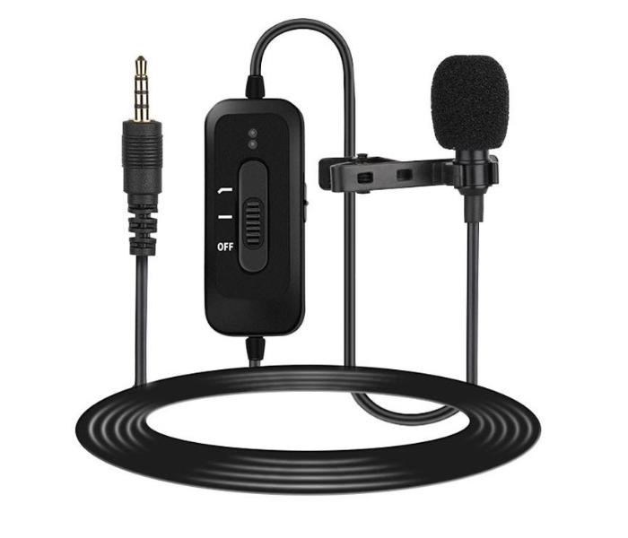 Candc DC-CI Clip-on Mic Audio Recorders Microphone - Black - Zoom Image 1