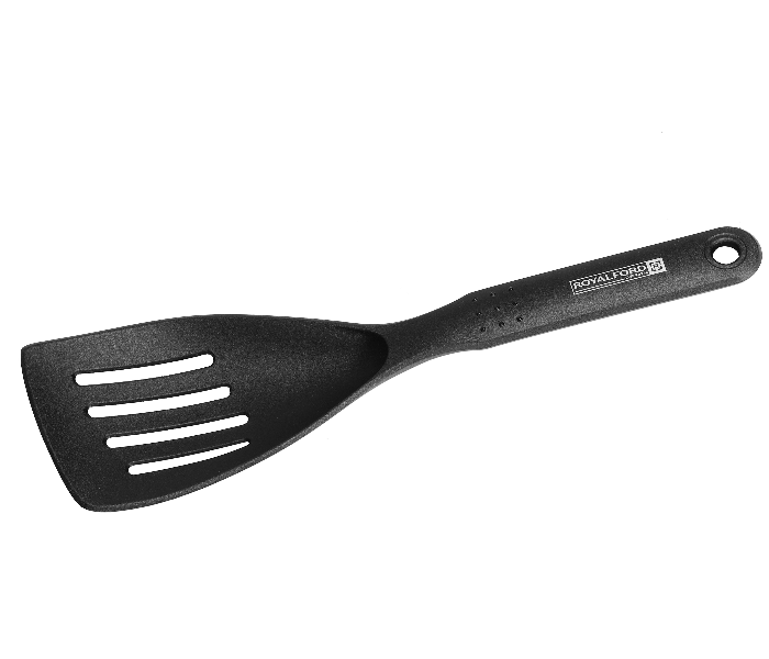 Royalford RF1199-NTSS Nylon Tilted Slotted Spatula - Black - Zoom Image 3