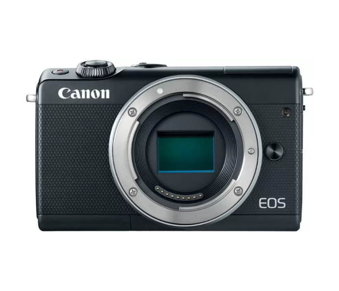 Canon M100 Mirrorless Camera with EF-M 15-45 mm IS STM Lens - Black - Zoom Image 1