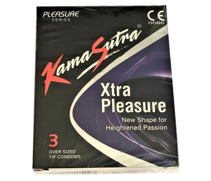 Kamasutra 3-Piece Xtra Pleasure Condom Pack - Zoom Image