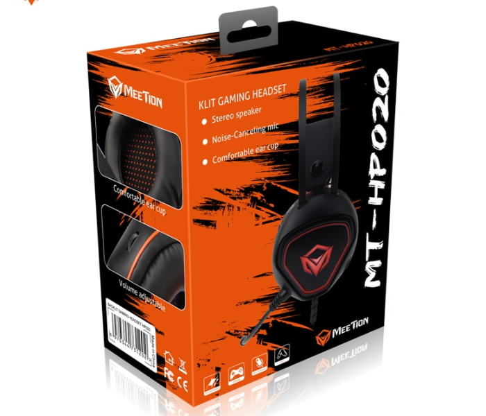 Meetion MT-HP020 PUBG gaming Super Bass Headset with Mic - Zoom Image 2