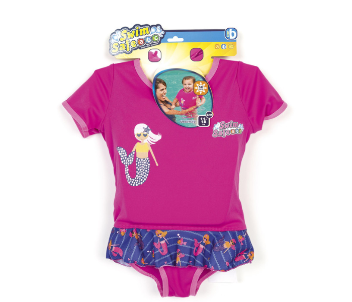 Bestway Swim Safe Float Suit For Boys Girls  Small And Medium - Pink - Zoom Image 2