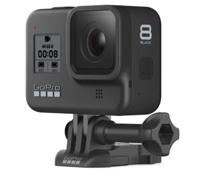 Go Pro Hero8 CHDHX-801 Action Camera 12 MP with Dual Battery Charger - Black  - Zoom Image 2