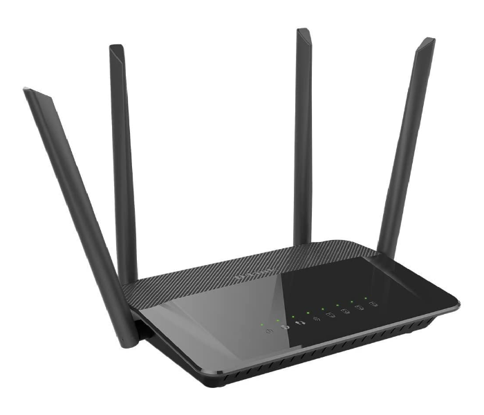 D-Link DIR-825 AC1200 WiFi Gigabit Router - Black - Zoom Image 1