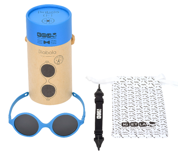 Kietla D1sunblue Sunglasses Diabola 0-1 Year - Blue - Zoom Image