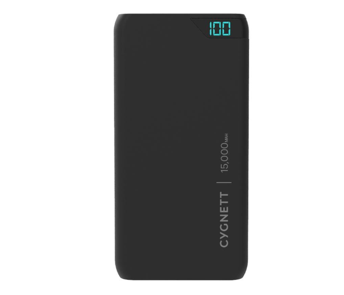 Cygnett CY2507PBCHE 15000mAh Dual USB Chargeup Boost Digital Power Bank - Black - Zoom Image 1