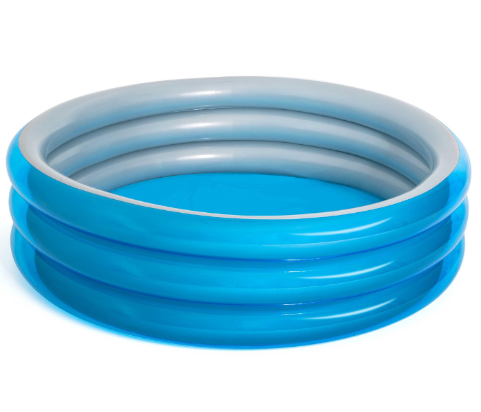 Bestway 51043 201x53cm Big Metallic 3-Ring Pool - Zoom Image 1