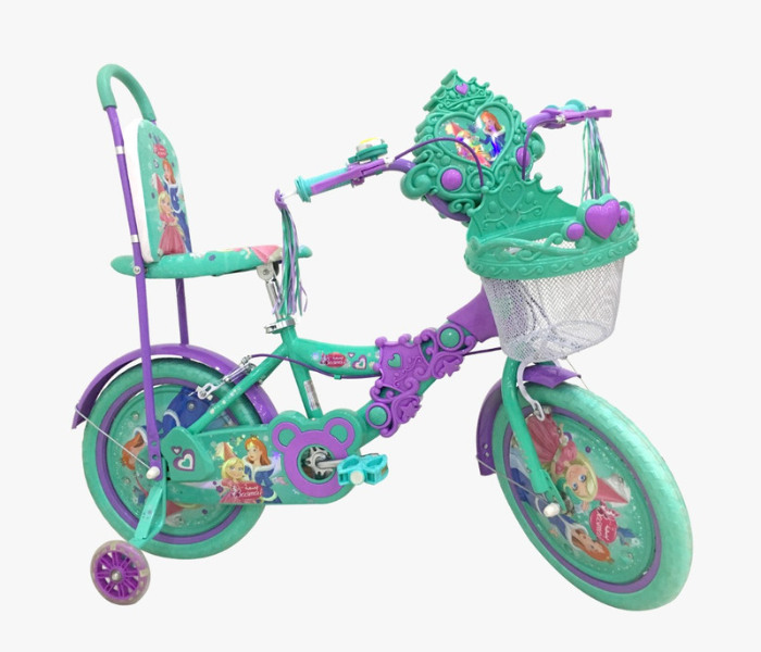 Basmah 25-1402HR Princess Bicycle 14 Inch With Basket - Zoom Image 2