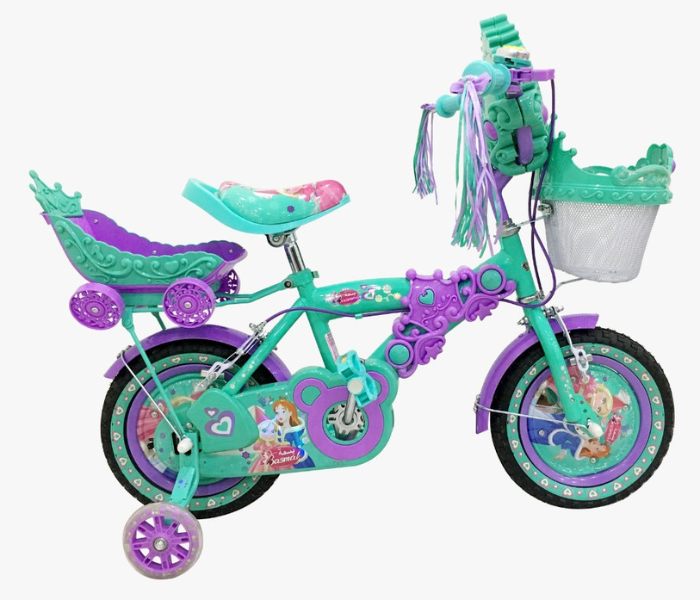 Basmah 25-1402CA Princess Bicycle 14 Inch With Basket - Zoom Image 2