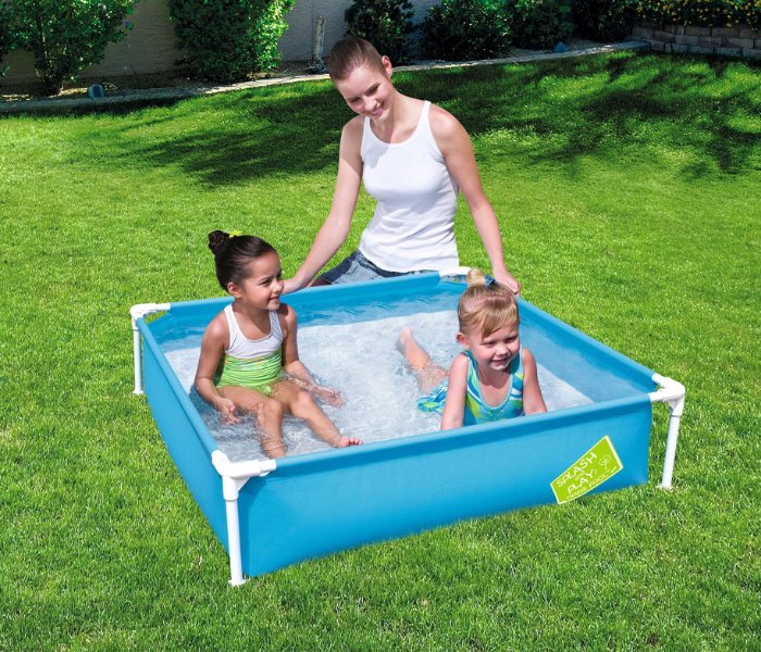 Bestway 26-56217 122x122x30cm My First Frame Pool - Blue - Zoom Image 2