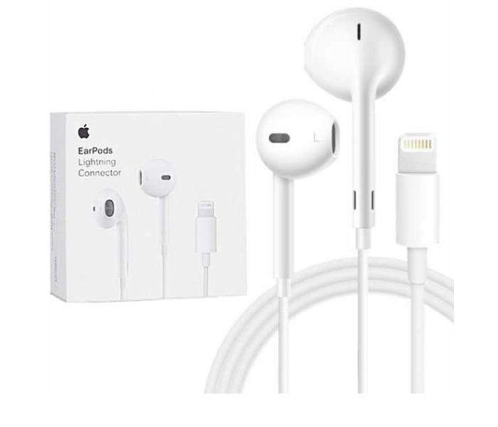 EPLC02 Original Quality Earpods Lightening Connector for iPhone - White - Zoom Image 1