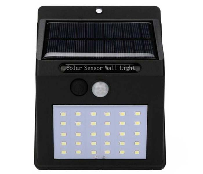 Generics 30 LED Solar Power PIR Motion Sensor Wall Light Lamp - Black - Zoom Image 3