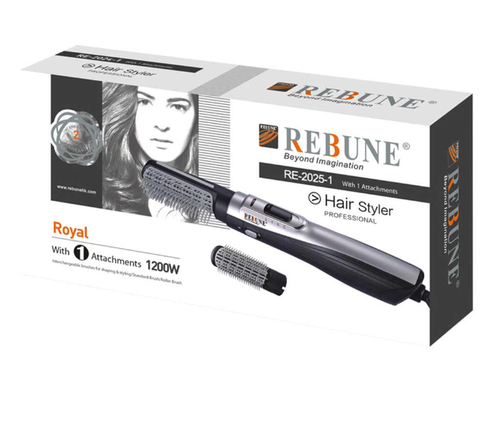 Rebune RE-20251 Beyound Imagination Royal Hair Styler with 1 Attachment - Black - Zoom Image