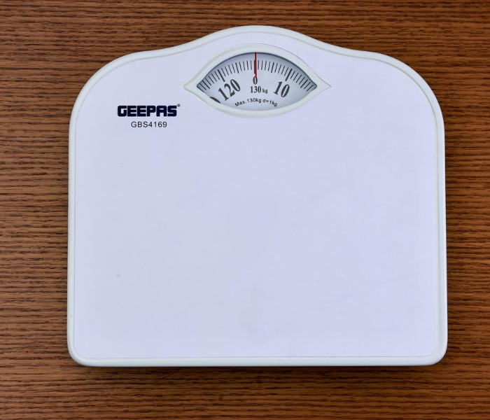 Geepas GBS4169 Mechanical Weighing Scale with Height and Weight Index Display - White - Zoom Image 4