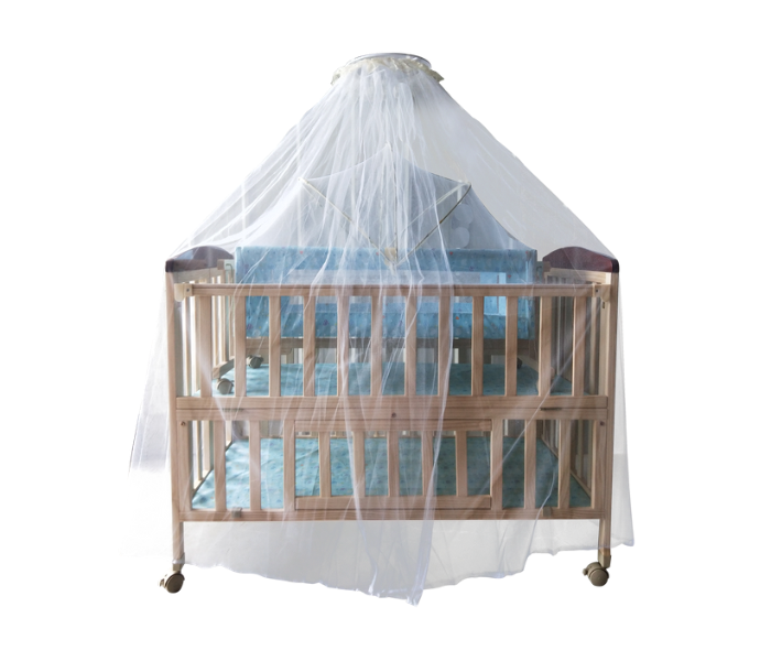 Babylove 27-22F  Baby Love Wooden Bed With Mosquito Net - - Zoom Image 2