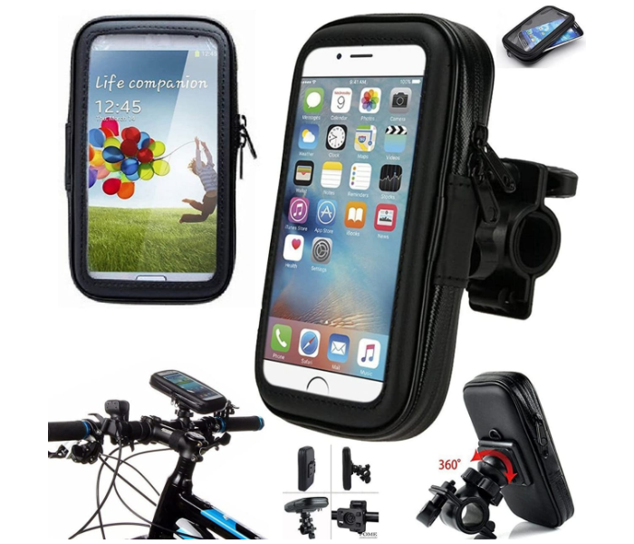 WRBSP01 Weather Resistant Bike Smart Phone Stand - Black - Zoom Image 1