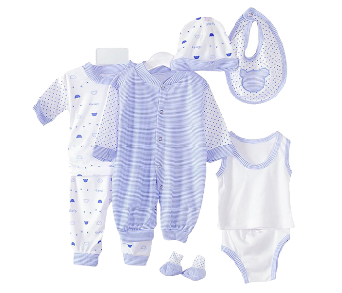 Little Wings Newborn Kids Baby Clothing Outfits Tops and Pants - Blue - Zoom Image 1