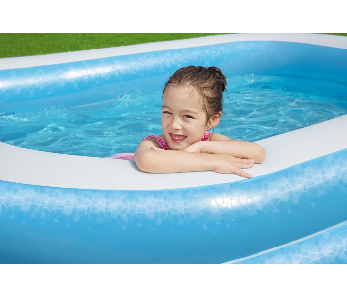 Bestway 2.01m X 1.50m X 51cm Rectangular Pool - Blue - Zoom Image 5