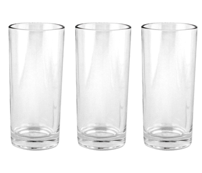 Royalford RF1101-GT6 11oz Glass Tumbler - 3 Pieces - Zoom Image 1