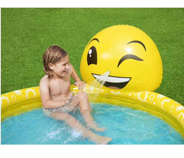 Bestway 53081 Summer Smiles Sprayer Pool - Yellow - Zoom Image 2