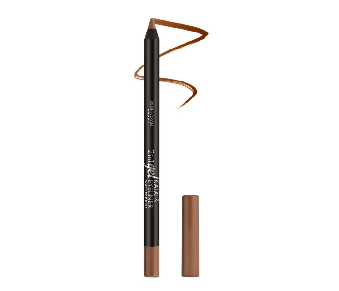 Deborah Milano 2 in 1 Kajal and Eyeliner Pencil Gel - Bronze 14 - Zoom Image