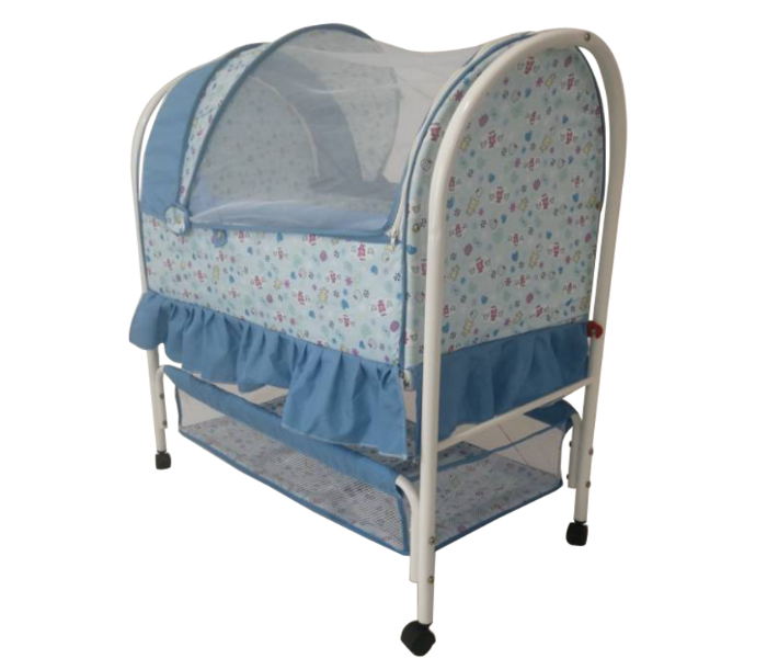 Babylove 33-209 Baby Love Bed With Mosquito Net - Blue - Zoom Image 2